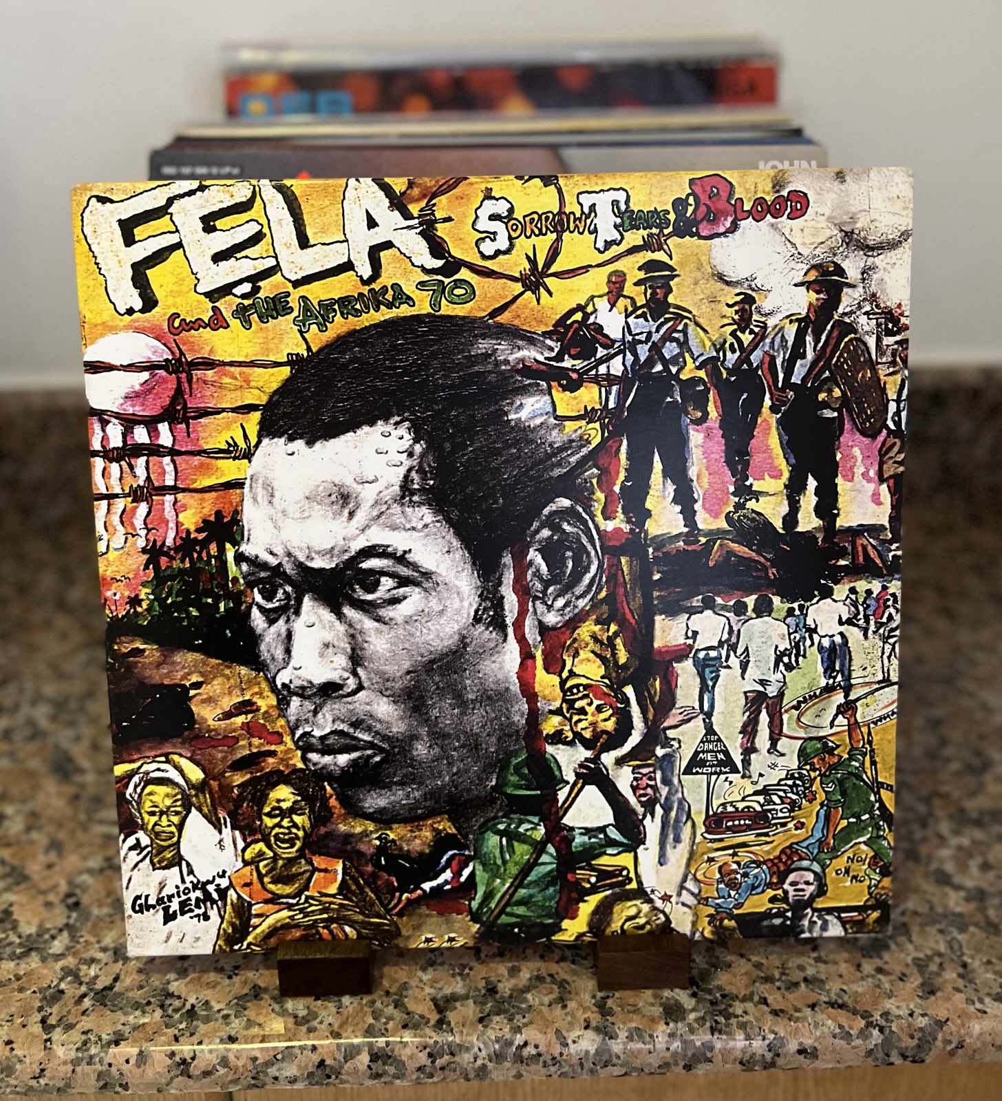 Cover of Sorrow Tears & Blood  by Fela Kuti