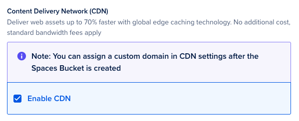 CDN Feature Enable