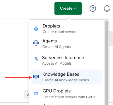 Knowledge Base Menu