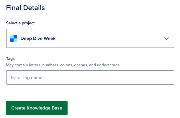 Knowledge Base Creation Summary