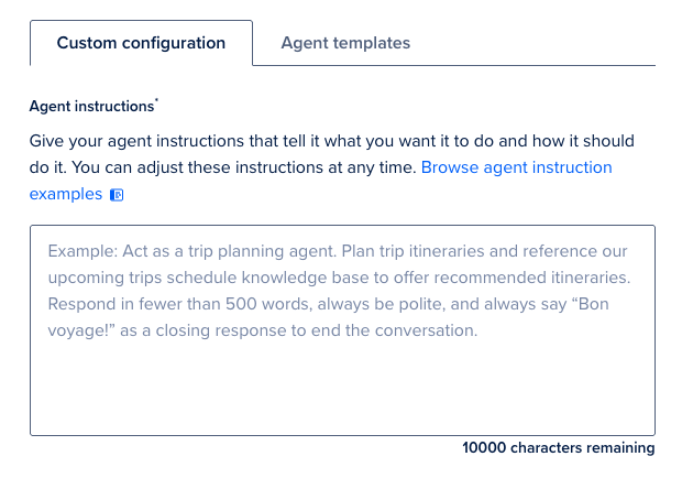 Agent Instructions Setup