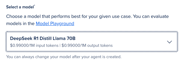 DeepSeek Model Selection