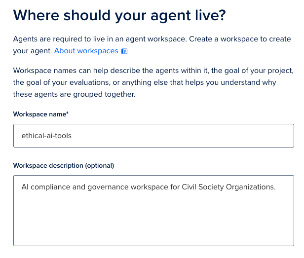 Agent Workspace Setup