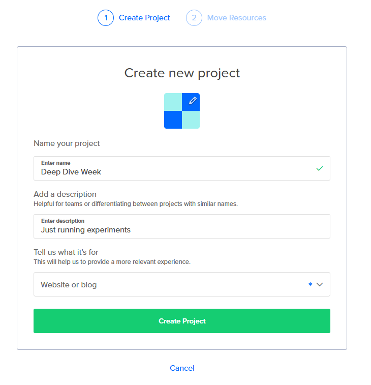 Digital Ocean Project Creation