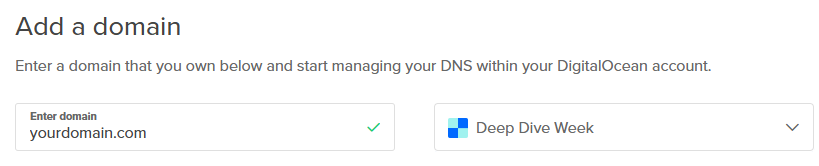 Add A Record Configuration