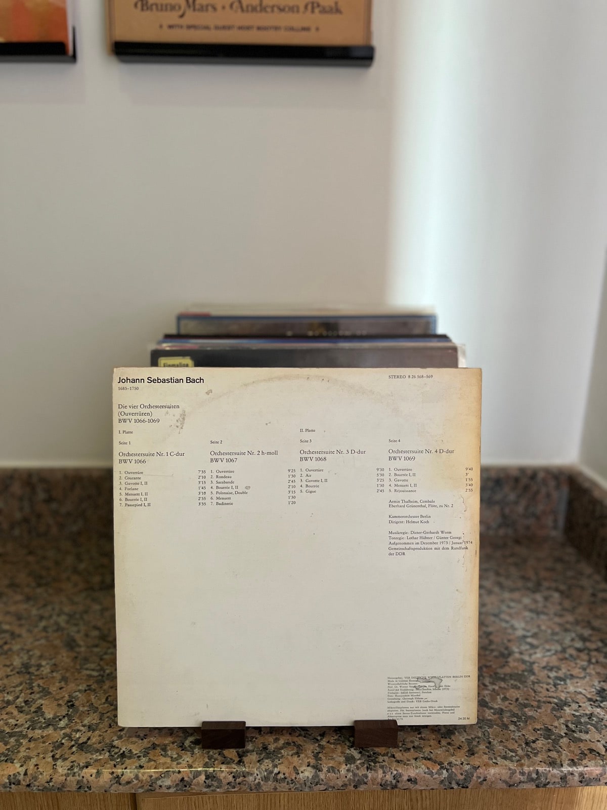 Back for Die vier Orchestersuiten BWV 1066-1069