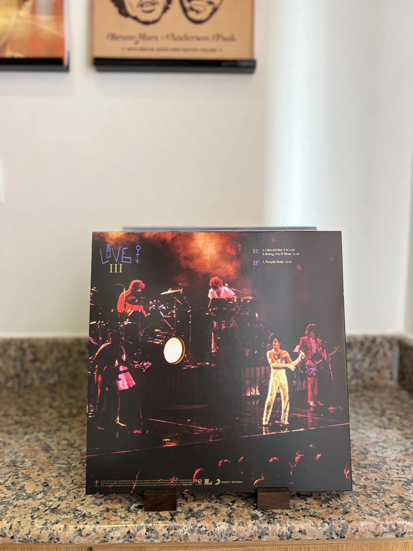 Back, side III for Prince and The Revolution