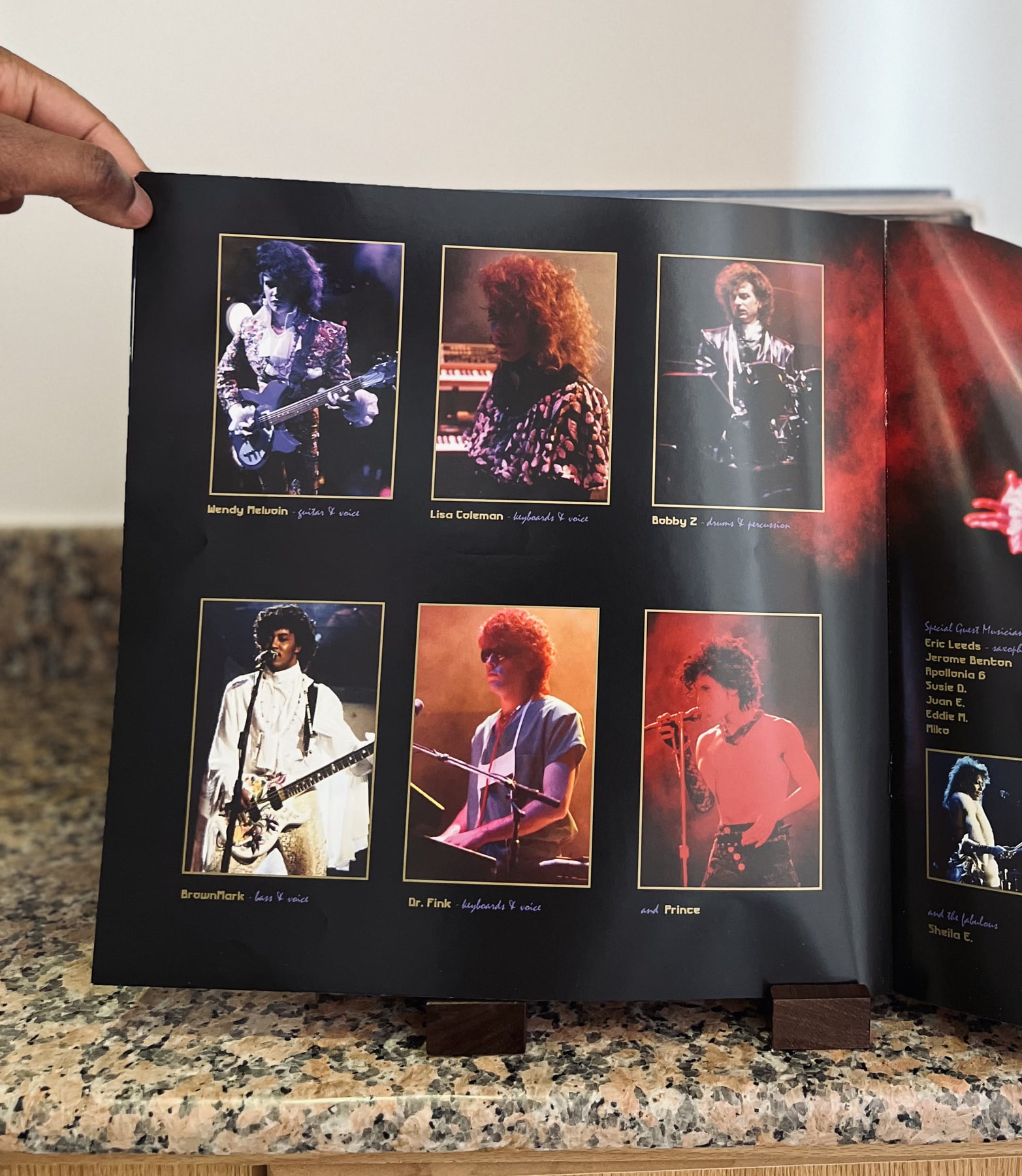 Insert photos for Prince and The Revolution